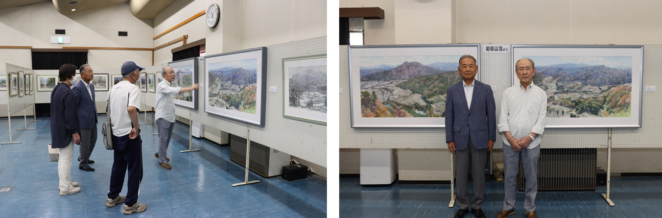 丸橋有象さんによる風景写生展