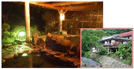 川中温泉（日本三美人の湯）かど半旅館の写真です。